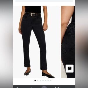 Good American Good Legs SoftTech Mid Rise Straight Leg Jeans NWT